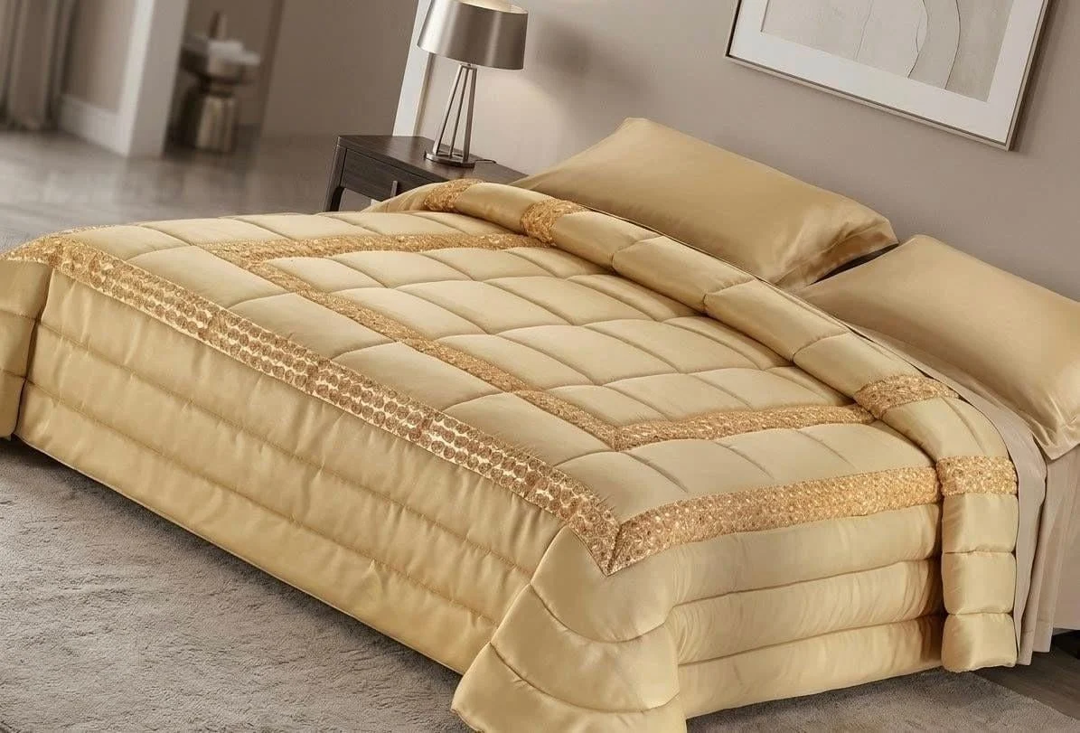 barocco4-1.webp 7 Pieces- Luxury Italian Winter Bedspread Set , Double Size - Image 1