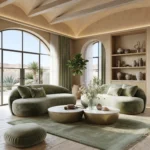 Imperial Olive Green Sofa Set – Deep Color Elegance & Cozy Warmth