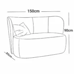 Luxury Modern Sofa with Contemporary Design