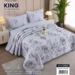 4-Piece King Size Bedspread Summer Set | Stream Life