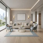 Urban Horizon Stain-Resistant Sofa Set – Clean Symmetry & Anti-Sag Foundation