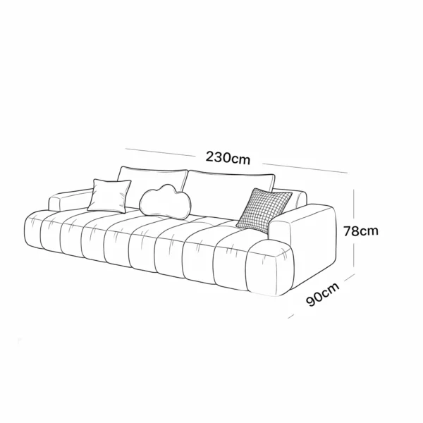 ⁦كنب مودرن بتصميم معاصر يجمع بين الراحة والأناقة⁩ - الصورة ⁦2⁩